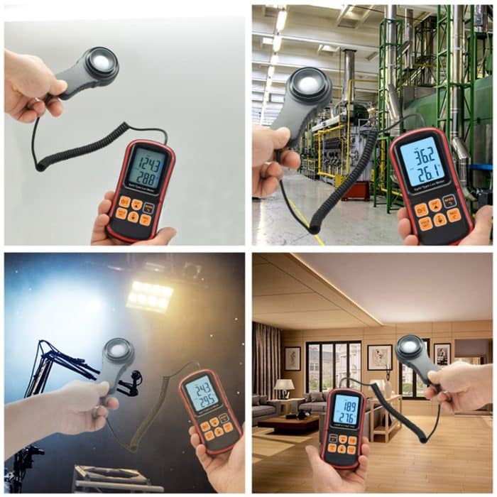 BENETECH GM1030 Tragbares geteiltes digitales Illuminometer LUX-Messgerät – Bild 10