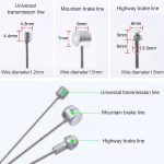 7-in-1-Universal-PVC-Fahrrad-Kabelschlauchset mit variabler Geschwindigkeit, Universal – Bild 4