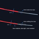 7-in-1-Pilzkopf-PVC-Bremszugschlauchset für Rennräder, Road Bike – Bild 6