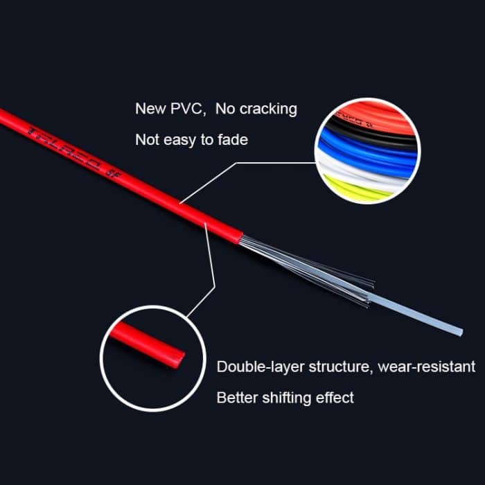 7-in-1-Pilzkopf-PVC-Bremszugschlauchset für Rennräder, Road Bike – Bild 7