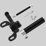 Manuelle tragbare Mini-Fahrradpumpe aus Aluminiumlegierung + kleberfreier Reifenflicken + fischförmiger Reifenheber, Inflator + Glue-free Tire Patch + Fish-shaped Tire Lever Black, Inflator + Glue-free Tire Patch + Fish-shaped Tire Lever Red... – Bild 8