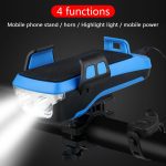 Multifunktions-4-in-1-Telefonhalter, Fahrradklingel, Powerbank, Fahrradlampe, Taschenlampe, 4 in 1 Phone Holder – Bild 7