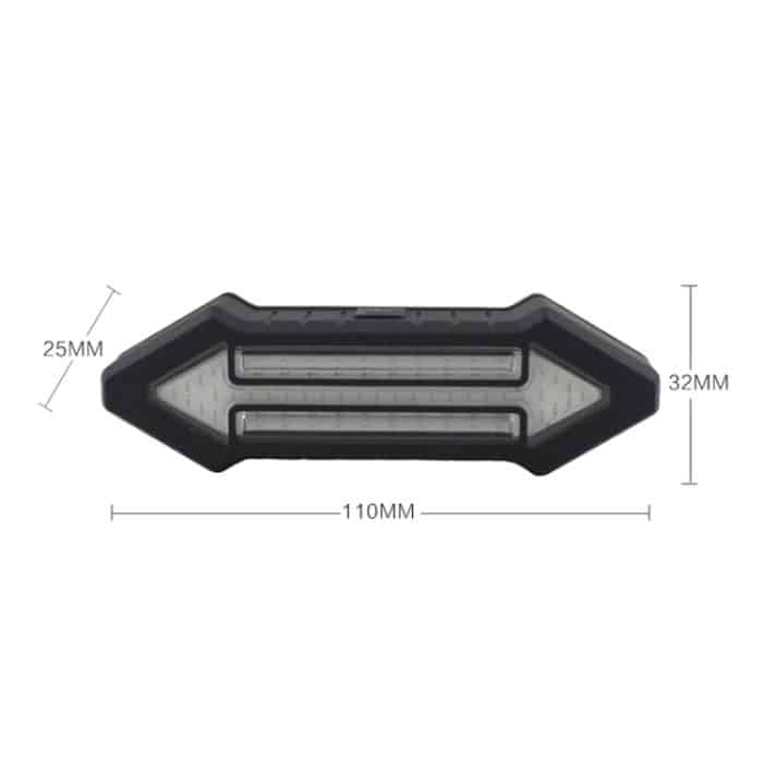 Fahrradrücklicht Intelligente Funkfernbedienung Blinker-Warnleuchte – Bild 5