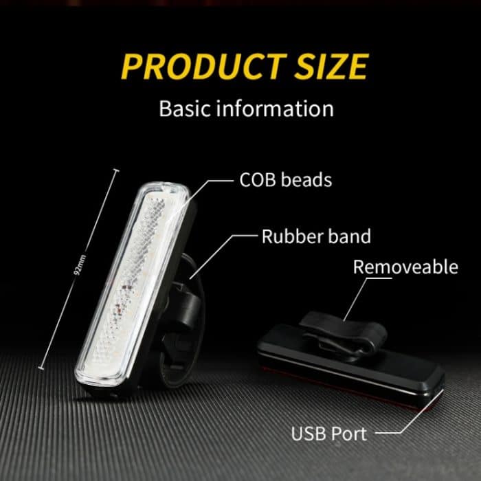 Regenbogen-Fahrrad-Rücklicht, MTB-Fahrrad-Rücklicht – Bild 10