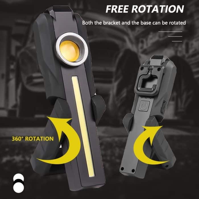 1902B Taschenlampe, wiederaufladbare Laterne, 4 Beleuchtungsmodi, 1902A, 1902B – Bild 10