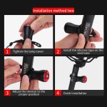 Antusi Q5 Fahrradrücklicht Rücklicht mit automatischer Bremsinduktion – Bild 10