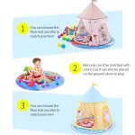 Kinder Cartoon Bodenmatte Indoor Spielzeug Zelt Cotton Pad Crawling Mat, Durchmesser: 140cm, Random Styles Lieferung – Bild 8