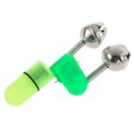 10 PCS Angelzubehör Twin Bells Clip Fishing Bite Alarm mit LED Nachtlicht – Bild 3