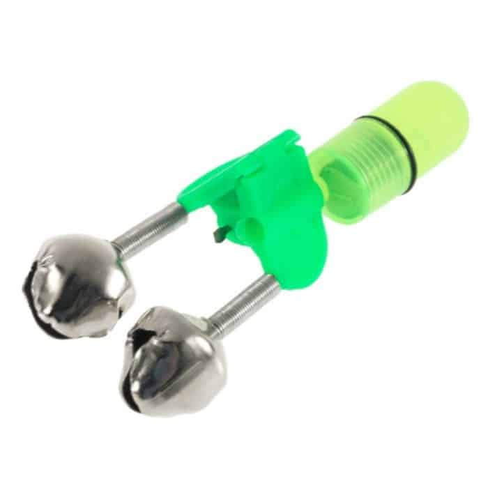 10 PCS Angelzubehör Twin Bells Clip Fishing Bite Alarm mit LED Nachtlicht – Bild 4