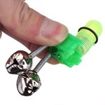 10 PCS Angelzubehör Twin Bells Clip Fishing Bite Alarm mit LED Nachtlicht – Bild 6