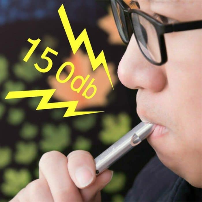 10 PCS MNL-006 Aluminiumlegierung Doppelrohr Hochfrequenzpfeife Kinder Outdoor Survival Pfeife mit Schlüsselring, 10 PCS Black, 10 PCS Gold, 10 PCS Rose Gold, 10 PCS Silver – Bild 6