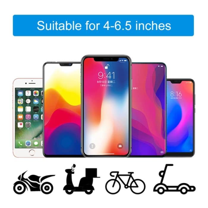 GB0143 360 Grad rotierender Aluminiumlegierungs-Fahrrad-Telefonhalter – Bild 5