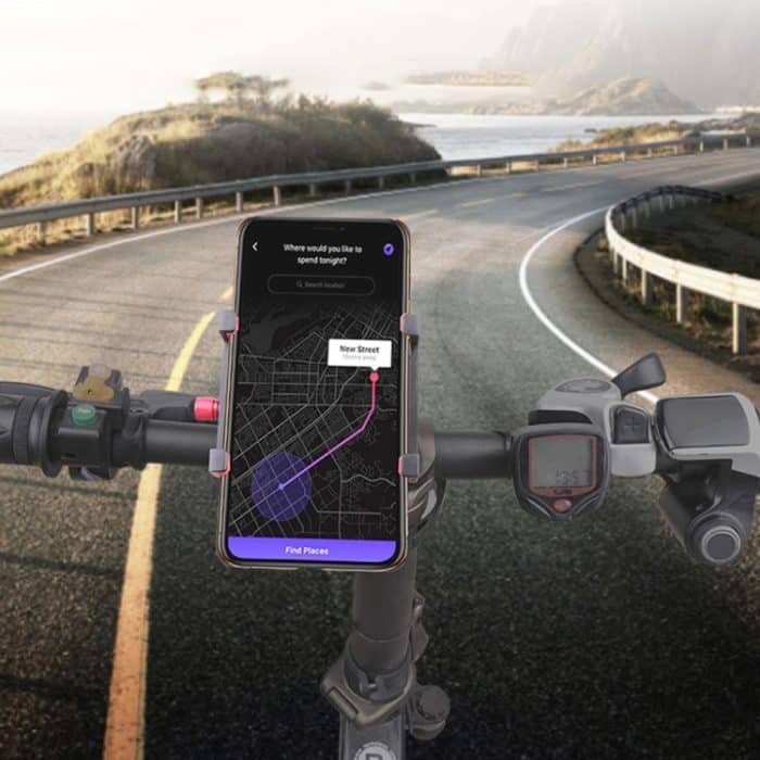 GB0143 360 Grad rotierender Aluminiumlegierungs-Fahrrad-Telefonhalter – Bild 7