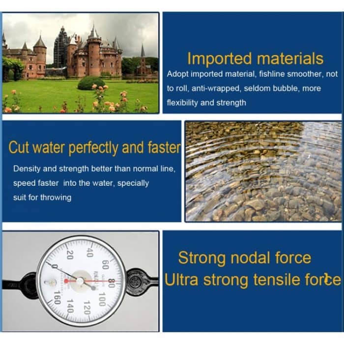 HENGJIA Bunt 5.0 # 0.37mm 50LB 22.6kg Spannung 300m Extra stark 4 Shares Braid PE Fishing Line Kite Line – Bild 8