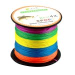 HENGJIA Colourful 2.0 # 0.24mm 28LB 11.3kg Spannung 300m Extra stark 4 Shares Braid PE Fishing Line Kite Line – Bild 4