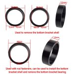 Bikeray BT040S2 Fahrrad Presseinpresse Typ Achsenhalterung Statische Installation Entfernung Werkzeugsatz, professionelle Ausgabe – Bild 5