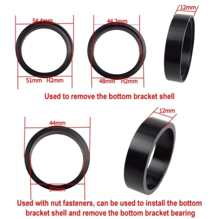 Bikersay BT040S3 Fahrrad-Presseinpresse-Typ Achsenhalterung statischer Installations-Tool-Set, einfache Ausgabe – Bild 5