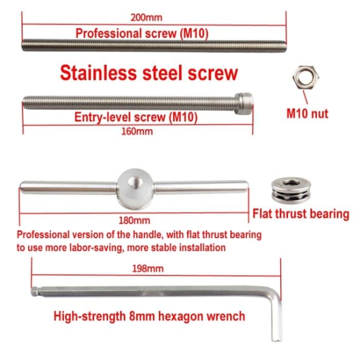 Bikersay BT040S3 Fahrrad-Presseinpresse-Typ Achsenhalterung statischer Installations-Tool-Set, einfache Ausgabe – Bild 6