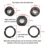 Bikersay GK-FK01 Fahrradservice Spanner Mittelwellenentfernungswerkzeug – Bild 4