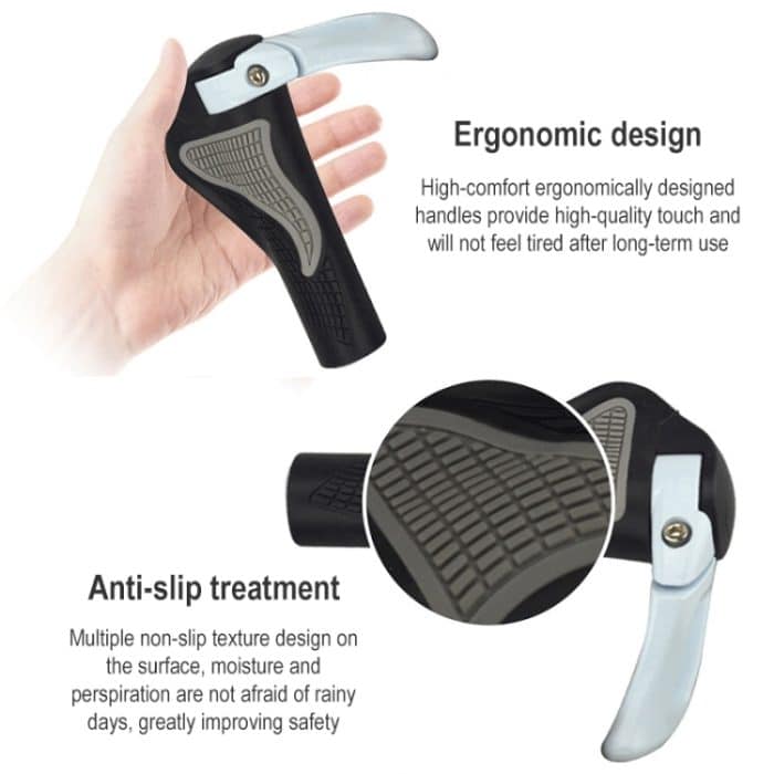 1 Paar BIKERSAY HG003 Gummi-Fahrradlenkerabdeckung im Ziegenstil – Bild 3