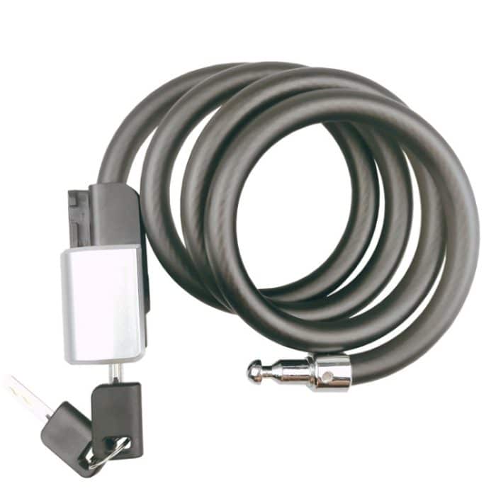 Bikeray BK011 Fahrradschlüssel-Sperre tragbare Diebstahlsicherungs-Schloss-Stahl-Kabelverriegelung mit Sperrrahmen – Bild 4