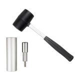 Bikeray BT042T Fahrradgabel Sternmutter Installation Werkzeug Schüssel Set Zahnloses Fahrrad Sonnenblumeninstallation Werkzeuge mit Gummihammer