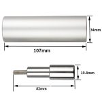 Bikeray BT042T Fahrradgabel Sternmutter Installation Werkzeug Schüssel Set Zahnloses Fahrrad Sonnenblumeninstallation Werkzeuge mit Gummihammer – Bild 3