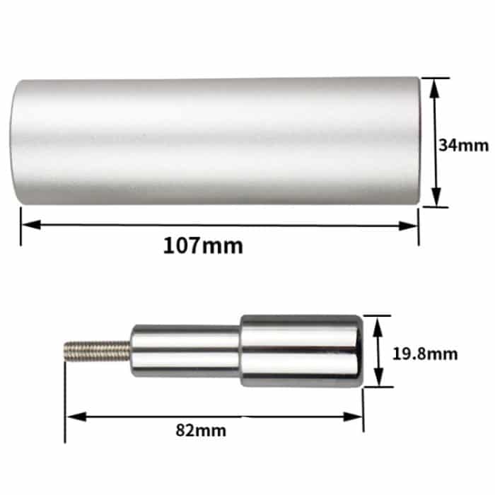 Bikeray BT042T Fahrradgabel Sternmutter Installation Werkzeug Schüssel Set Zahnloses Fahrrad Sonnenblumeninstallation Werkzeuge mit Gummihammer – Bild 3