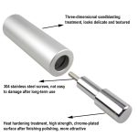 Bikeray BT042T Fahrradgabel Sternmutter Installation Werkzeug Schüssel Set Zahnloses Fahrrad Sonnenblumeninstallation Werkzeuge mit Gummihammer – Bild 5