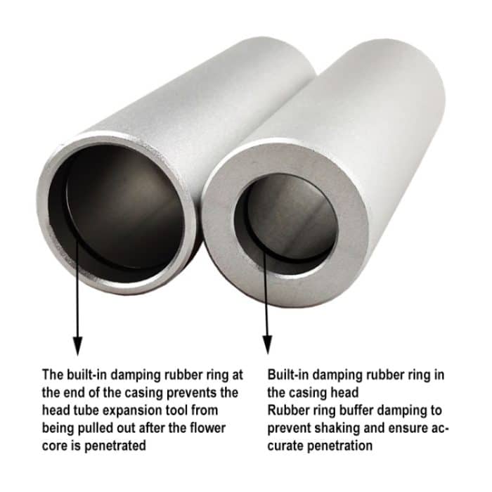 Bikeray BT042T Fahrradgabel Sternmutter Installation Werkzeug Schüssel Set Zahnloses Fahrrad Sonnenblumeninstallation Werkzeuge mit Gummihammer – Bild 6