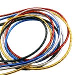 BIKERSAY Fahrrad-Fishbone-Kabelschlauch-Set mit variabler Geschwindigkeit, Aluminiumlegierung, Bambus-Verbindungsleitungsrohre, 1m Black, 1m Green, 1m Gold, 1m Purple, 1m Red, 1m Silver, 1m Blue – Bild 3