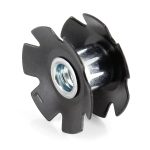 Fahrrad-Headset mit Doppelflansch-Sternmutter für 1-1/8 Zoll Gabelschaft – Bild 3