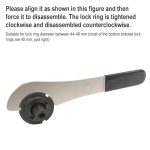 Bikeray BT046 Bike Bottom Blacket Tail Lock Ring Hakenschlüssel Reparaturwerkzeug – Bild 4