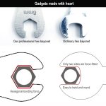 BIKERSAY BT049 Schraubenschlüssel für Fahrradöl-Scheibenbremsen, 7/8 mm – Bild 4