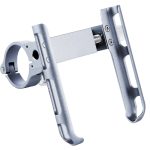 BIKERSAY MP007 Universeller Motorrad-Handyhalter aus Aluminiumlegierung, MP007(Titanium Color)