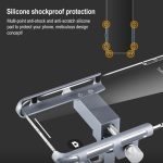 BIKERSAY MP007 Universeller Motorrad-Handyhalter aus Aluminiumlegierung, MP007(Titanium Color) – Bild 3