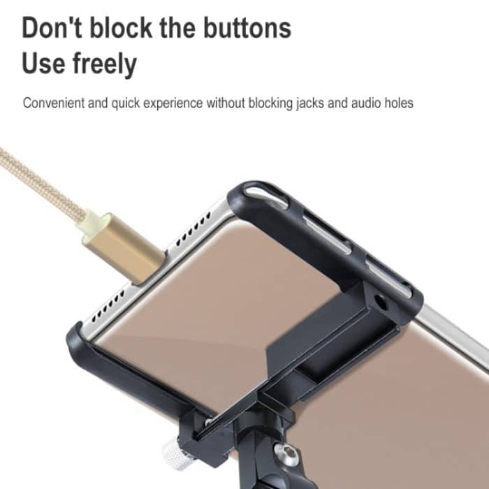 BIKERSAY MP007 Universeller Motorrad-Handyhalter aus Aluminiumlegierung, MP007(Titanium Color) – Bild 5