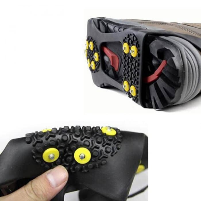 10 Zähne Ice Claw Outdoor rutschfeste Schuhüberzüge für Ice Snow Ground, Größe: S. – Bild 5