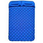 Gewöhnlicher Typ Outdoor-Camping-peripheres aufblasbares Kissen, tragbares aufblasbares TPU-Doppelbett, Größe: 195 x 119 x 16 cm, Ordinary Type Dark Blue, Ordinary Type Orange, Ordinary Type Emerald, Ordinary Type Peacock Blue