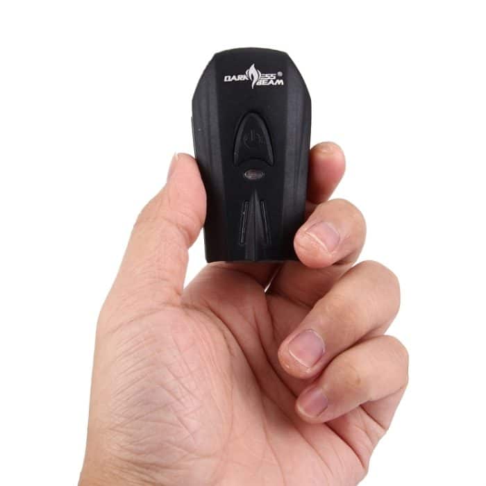 Wasserdichtes wiederaufladbares USB 5-Modi-Gelb- und Weißlicht 400LM COB LED-Fahrradrücklicht – Bild 4