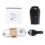 Wasserdichtes wiederaufladbares USB 5-Modi-Gelb- und Weißlicht 400LM COB LED-Fahrradrücklicht – Bild 7