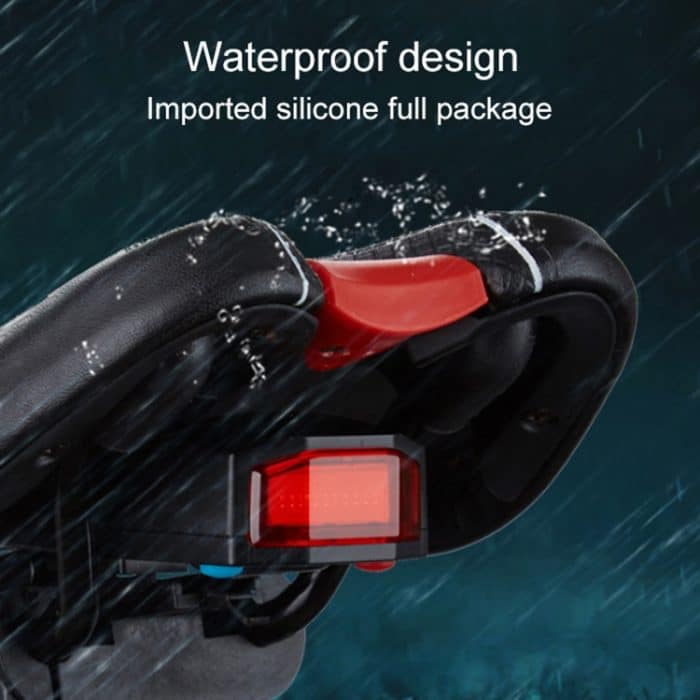 ANTUSI A6 USB-Aufladung COB Lichtquelle Smart Cycling Bike Warnung Alarm Rücklicht mit Fernbedienung – Bild 11