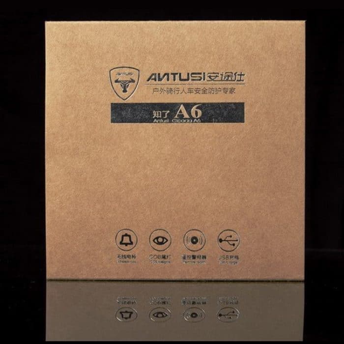 ANTUSI A6 USB-Aufladung COB Lichtquelle Smart Cycling Bike Warnung Alarm Rücklicht mit Fernbedienung – Bild 7