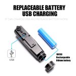 LR-Y1 T6 LED 800LM USB-Lade-LED Fahrradscheinwerfer-Frontleuchte mit 5 Modi – Bild 5