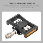 Promend PD-M04 1 Paar Mountainbicycle-Sperre Pedal Drehen Flache Pedalschnalle – Bild 5