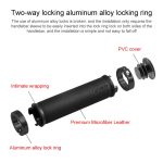 PROMEND GR-501 1 Paar Mikrofaser-Leder-Mountainbike-Griffhüllen, GR-501 – Bild 3