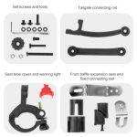 Erprobung NB-28370 1 Paar Fahrrad Schnellspanner Kunststoff einziehbarer Schutzblech – Bild 4