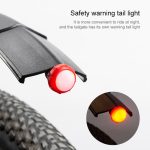 Erprobung NB-28370 1 Paar Fahrrad Schnellspanner Kunststoff einziehbarer Schutzblech – Bild 7