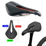 PROMEND SD-576 Nylonfaser-Triathlon-Fahrradsattel, SD-576 / Black, SD-576 / Black Red – Bild 2