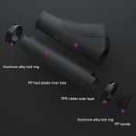 PRODEND GR-506 1 PAAR Gummi Ergonomische Kugel-Bicycle-Griffabdeckung (90mm + 130mm) – Bild 5
